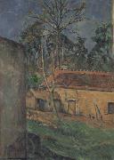 Paul Cezanne, Farm Coutyard in Auvers